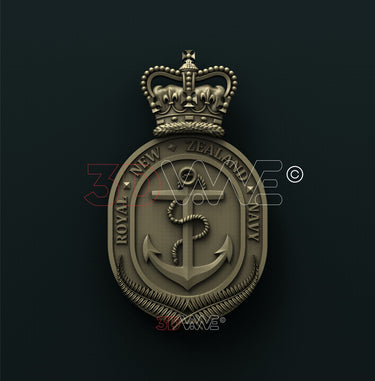 ROYAL NEW ZEALAND NAVY 3D STL 3DWave